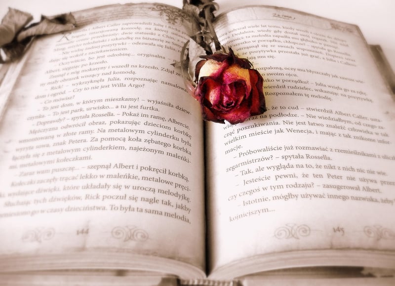 Vintage Book Centerpiece